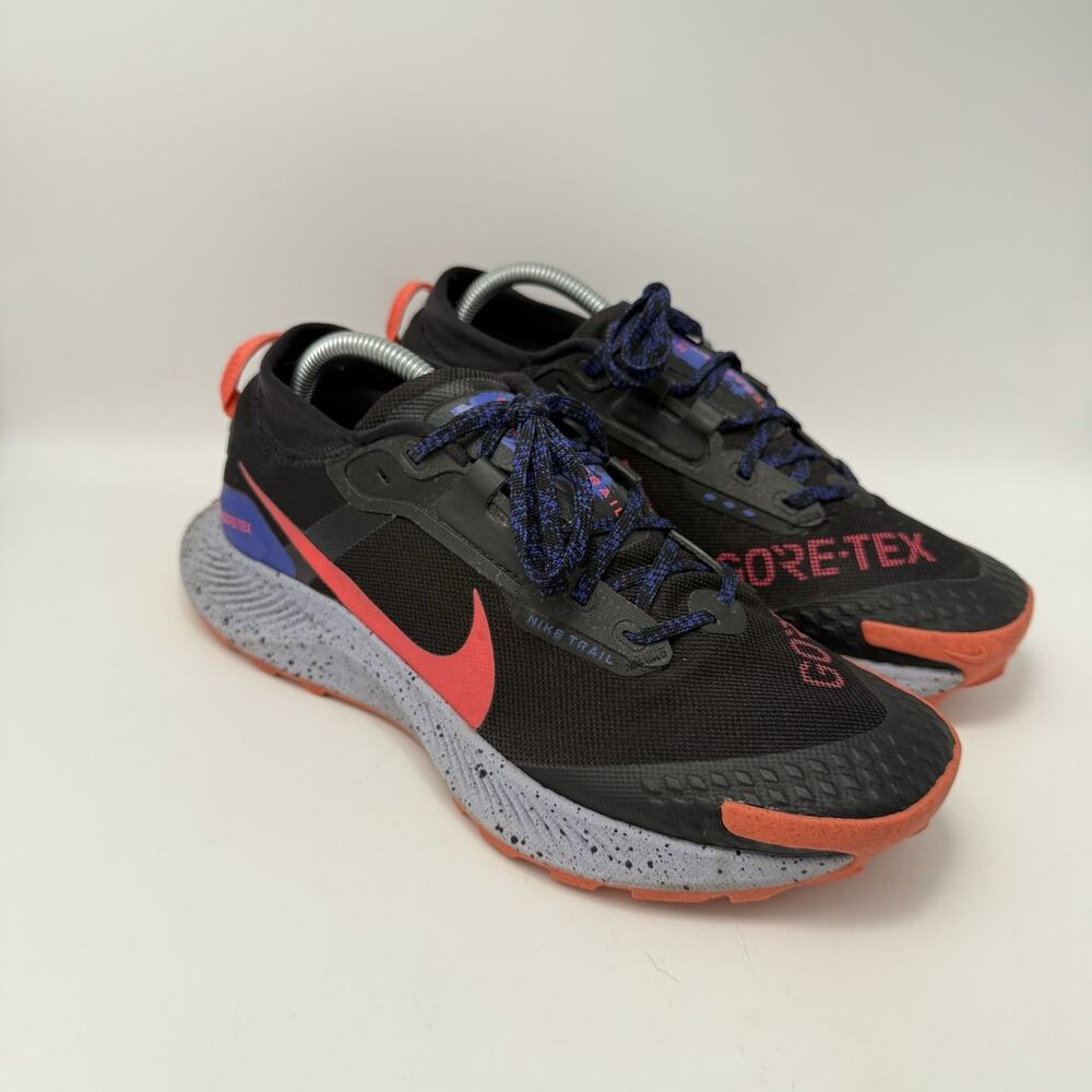 Nike Womens Pegasus Trail 3 GTX DC8794-002 Black Running Shoes Sneakers Size 10